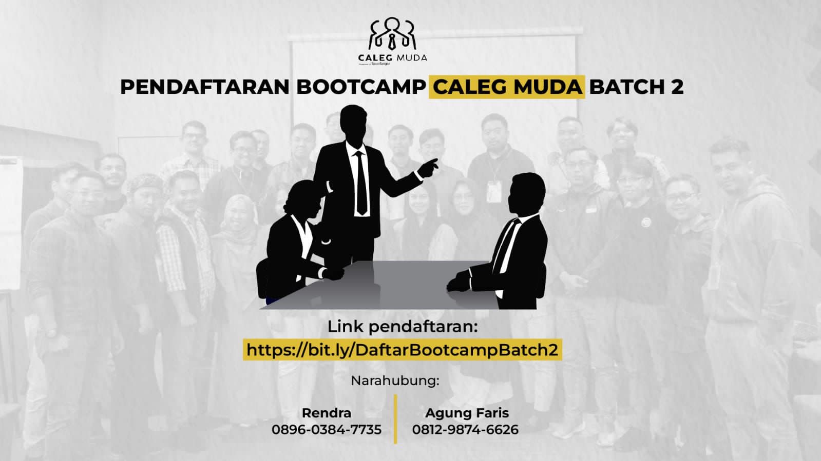 Pendaftaran Bootcamp Caleg Muda Batch 2
